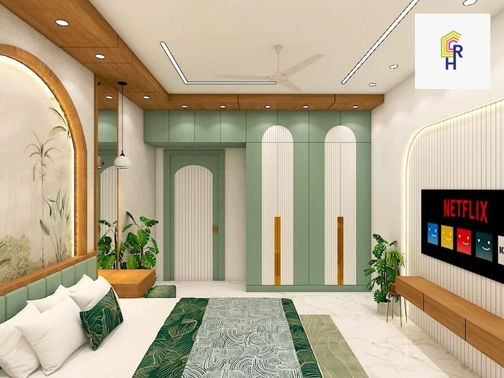 Financial District Penthouse False Ceiling LED Design